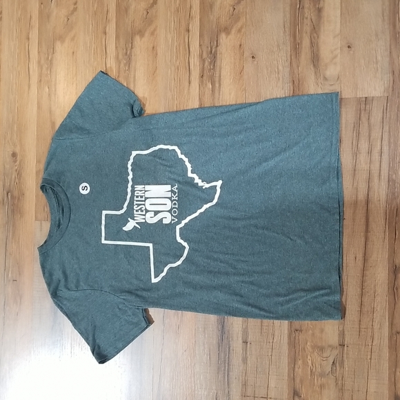 WESTERN SON VODKA Teal Tee - Picture 2 of 7